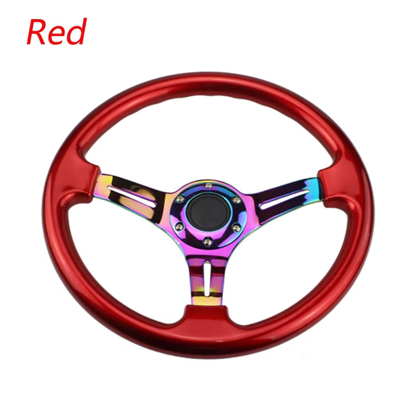 Neo Chrome New 350Mm 14Inch Steering Wheel ABS Steering Wheel