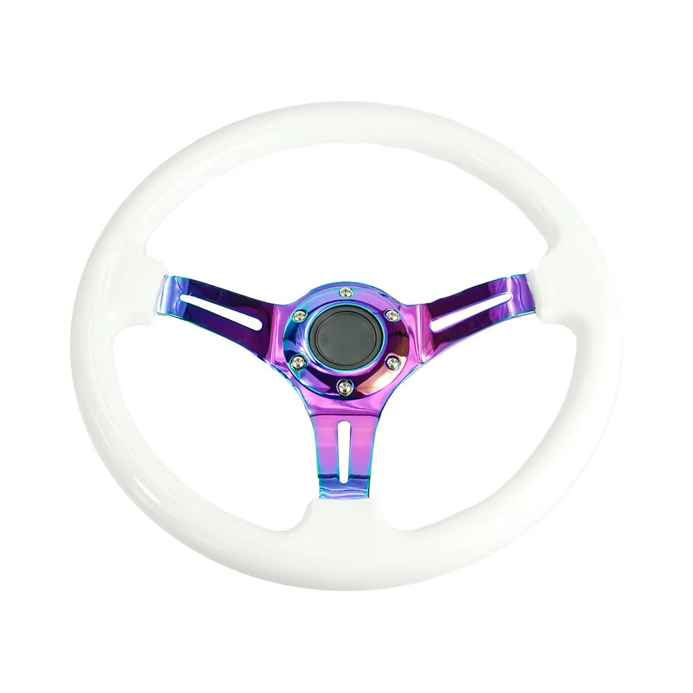 Neo Chrome New 350Mm 14Inch Steering Wheel ABS Steering Wheel