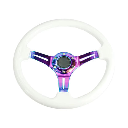 Neo Chrome New 350Mm 14Inch Steering Wheel ABS Steering Wheel