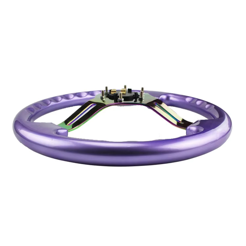 Neo Chrome New 350Mm 14Inch Steering Wheel ABS Steering Wheel