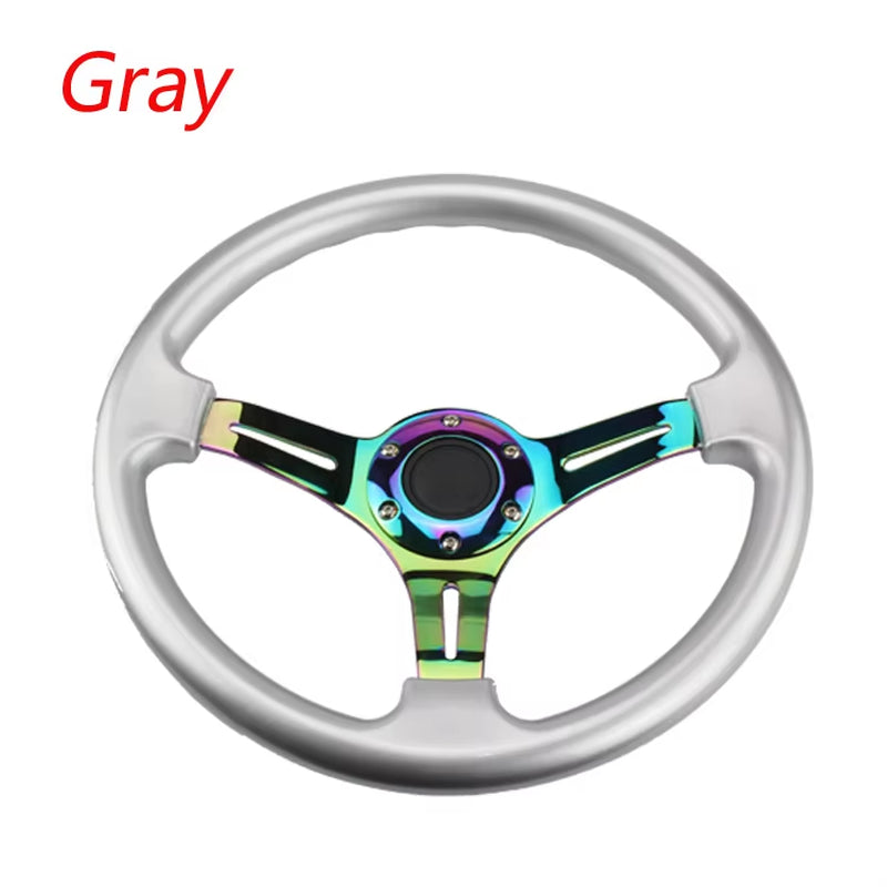 Neo Chrome New 350Mm 14Inch Steering Wheel ABS Steering Wheel