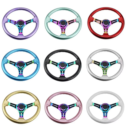 Neo Chrome New 350Mm 14Inch Steering Wheel ABS Steering Wheel